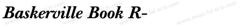 Baskerville Book R字体转换